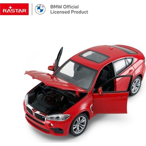 Metalinis automobilis 1:24 BMW X6M raudonas RASTAR