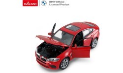 Kovové auto 1:24 BMW X6M Red RASTAR