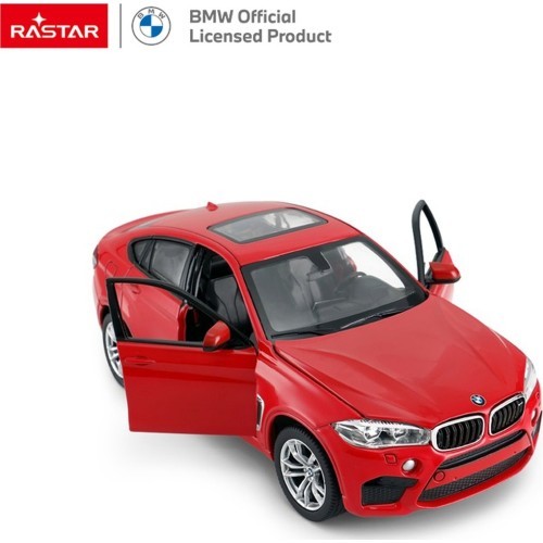 Metalinis automobilis 1:24 BMW X6M raudonas RASTAR