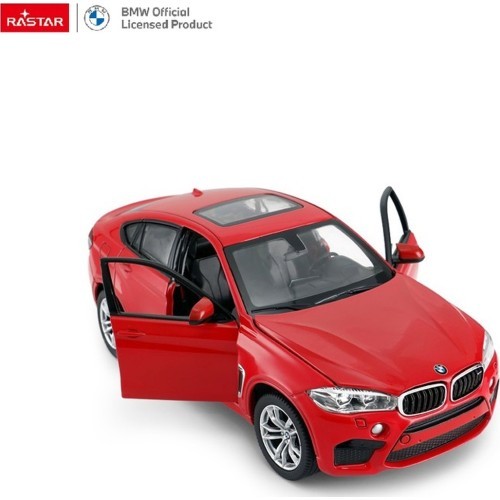 Kovové auto 1:24 BMW X6M Red RASTAR