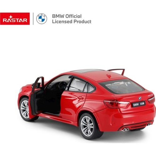 Metalinis automobilis 1:24 BMW X6M raudonas RASTAR