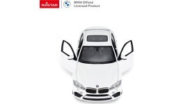 Металлическая машина 1:24 BMW X6M белая RASTAR