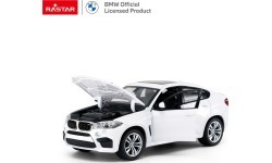 Металлическая машина 1:24 BMW X6M белая RASTAR