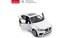 Metalinis automobilis 1:24 BMW X6M baltas RASTAR