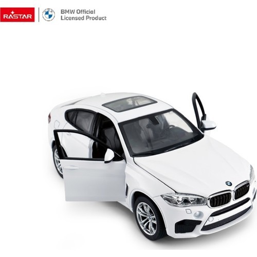 Metalinis automobilis 1:24 BMW X6M baltas RASTAR