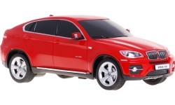 Nuotoliniu būdu valdomas automobilis BMW X6 raudonas 1:24 RASTAR