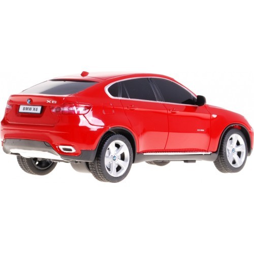 Nuotoliniu būdu valdomas automobilis BMW X6 raudonas 1:24 RASTAR