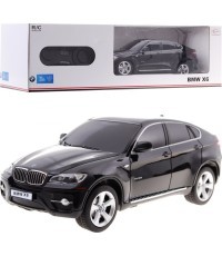 Nuotoliniu būdu valdomas automobilis BMW X6, juodas, 1:24, RASTAR