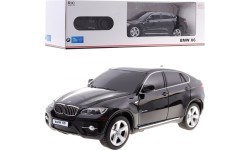 Nuotoliniu būdu valdomas automobilis BMW X6, juodas, 1:24, RASTAR