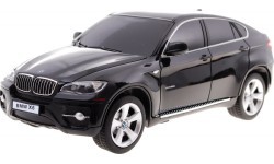 Nuotoliniu būdu valdomas automobilis BMW X6, juodas, 1:24, RASTAR