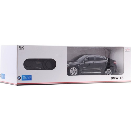 Nuotoliniu būdu valdomas automobilis BMW X6, juodas, 1:24, RASTAR