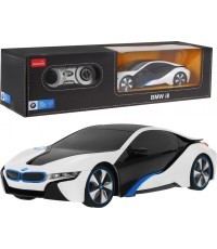 Nuotoliniu būdu valdomas automobilis BMW i8, baltas, 1:24 RASTAR