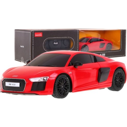 Радиоуправляемая игрушечная машина Audi R8 красная 1:24 RASTAR
