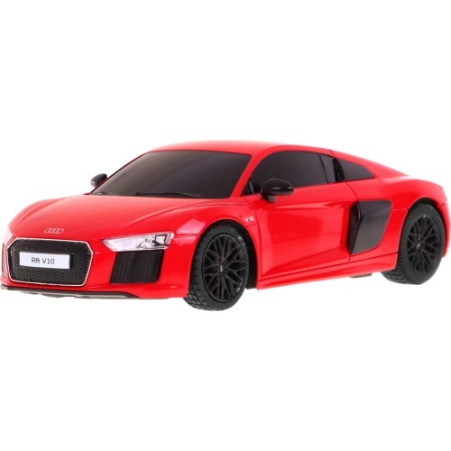 Nuotoliniu būdu valdomas žaislinis automobilis Audi R8 raudonas 1:24 RASTAR
