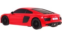 Nuotoliniu būdu valdomas žaislinis automobilis Audi R8 raudonas 1:24 RASTAR