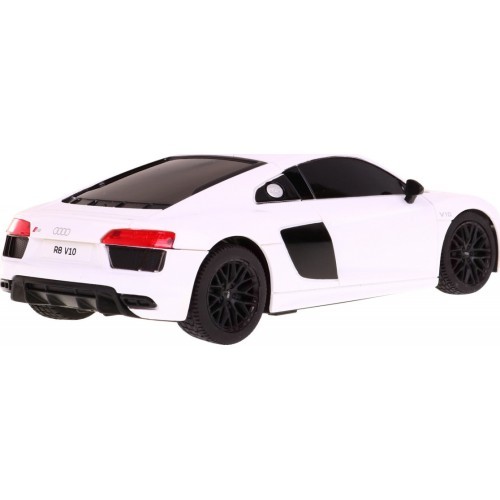 Nuotoliniu būdu valdomas automobilis Audi R8, baltas 1:24 RASTAR