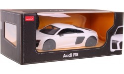 Радиоуправляемая машинка Audi R8, белая 1:24 RASTAR