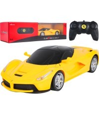 Nuotoliniu būdu valdomas automobilis 1:24 Ferrari LaFerrari geltonas RASTAR