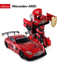 Car/Robot 2in1 R/C 1:14 Mercedes-AMG GT3 Red RASTAR