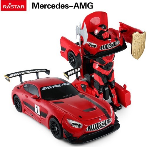 Машина/Робот 2в1 Р/У 1:14 Mercedes-AMG GT3 красный RASTAR