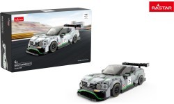 Konstruktorius automobilis 1:29 Bentley Continental GT3 pilkas RASTAR