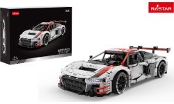 Konstruktorius automobilis 1:8 Audi R8 LMS GT3 baltas RASTAR