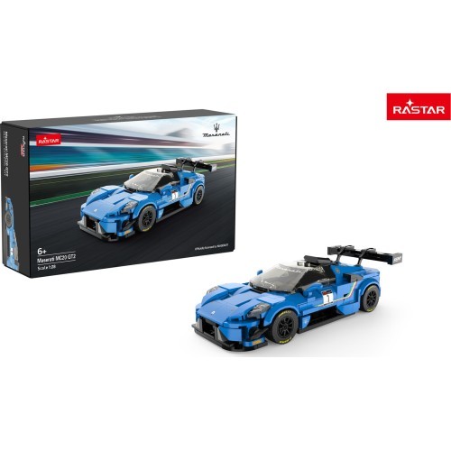 Конструктор автомобиль Maserati MC20 GT2 1:28 синий RASTAR