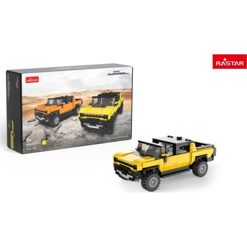 Конструктор автомобиль Hummer EV 1:30 жёлтый RASTAR