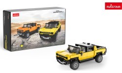 Konstruktorius automobilis Hummer EV 1:30 geltonas RASTAR