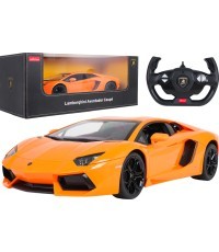 Радиоуправляемая машина RASTAR Lamborghini Aventador 1:10, оранжевая