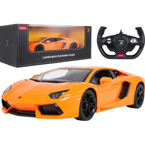 Радиоуправляемая машина RASTAR Lamborghini Aventador 1:10, оранжевая
