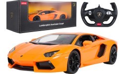 Радиоуправляемая машина RASTAR Lamborghini Aventador 1:10, оранжевая