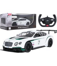 Радиоуправляемый автомобиль 1:14 Bentley Continental GT3 белый RASTAR