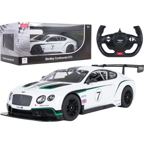 Радиоуправляемый автомобиль 1:14 Bentley Continental GT3 белый RASTAR
