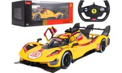 Радиоуправляемая машина 1:14 Ferrari 499P жёлтая RASTAR