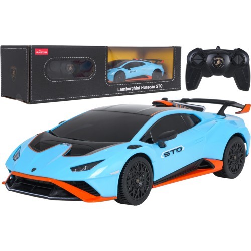 Радиоуправляемая машина 1:24 Lamborghini Huracan STO, синяя, RASTAR