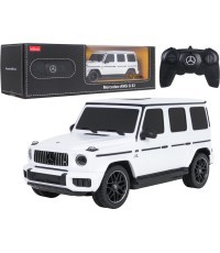 Nuotoliniu būdu valdomas automobilis 1:24 Mercedes AMG G63 baltas RASTAR
