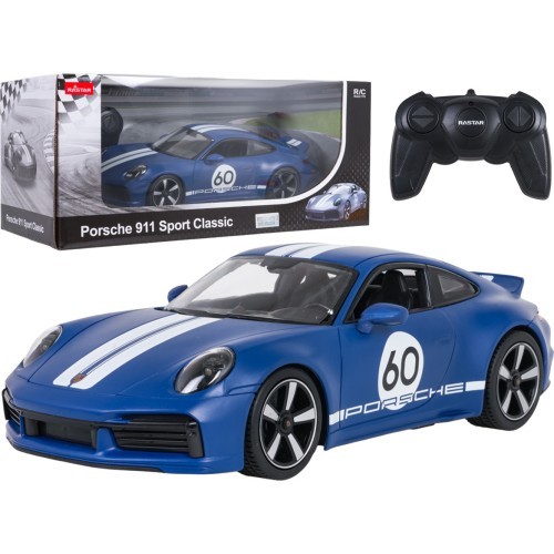 Радиоуправляемая машина 1:16 Porsche 911 Sport Classic синяя RASTAR