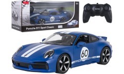 Nuotoliniu būdu valdomas automobilis 1:16 Porsche 911 Sport Classic mėlynas RASTAR