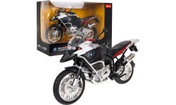 Металлический мотоцикл BMW R1200GS 1:9 RASTAR, белый