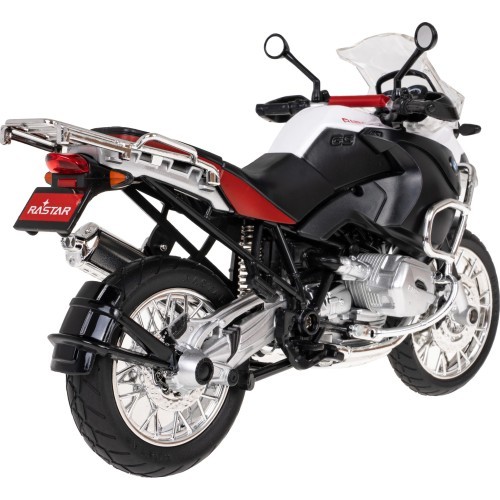 Metal Motorcycle BMW R1200GS 1:9 RASTAR White