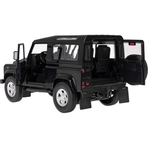 Nuotoliniu būdu valdomas automobilis Land Rover Defender 1:14 RASTAR, juodas