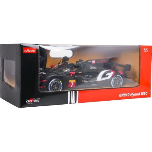 Nuotoliniu būdu valdomas automobilis 1:14 Toyota GAZOO Racing GR010 Hybrid Black RASTAR