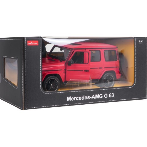 Nuotoliniu būdu valdomas Mercedes AMG G63 1:14, raudonas, RASTAR