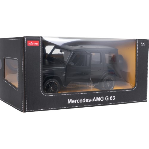 Nuotoliniu būdu valdomas automobilis RASTAR Mercedes AMG G63 1:14, juodas
