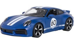 Nuotoliniu būdu valdomas automobilis 1:16 Porsche 911 Sport Classic mėlynas RASTAR