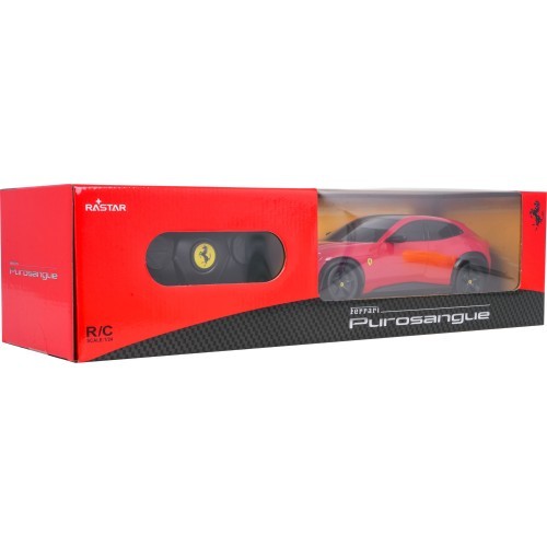 Nuotoliniu būdu valdomas automobilis RASTAR Ferrari Purosangue 1:24, raudonas