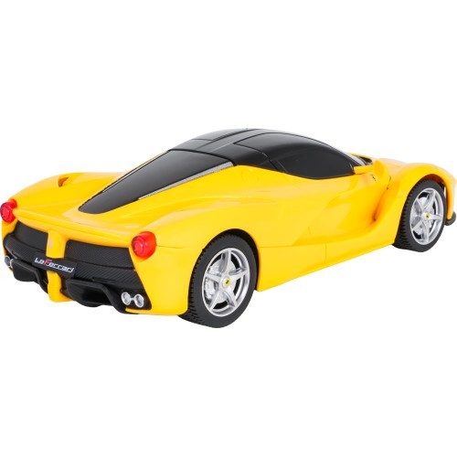 Радиоуправляемая машина 1:24 Ferrari LaFerrari жёлтая RASTAR