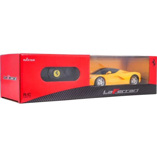 Радиоуправляемая машина 1:24 Ferrari LaFerrari жёлтая RASTAR