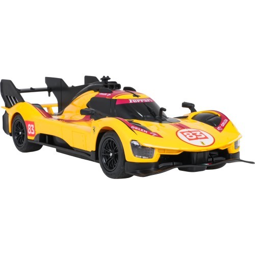 Nuotoliniu būdu valdomas automobilis 1:24 Ferrari 499P-N83 geltonas RASTAR